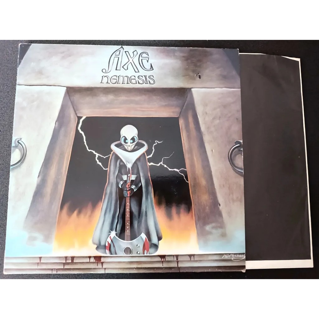 Lp - Axe - Nemesis * Eu - Hard Rock - 1983 - De Época
