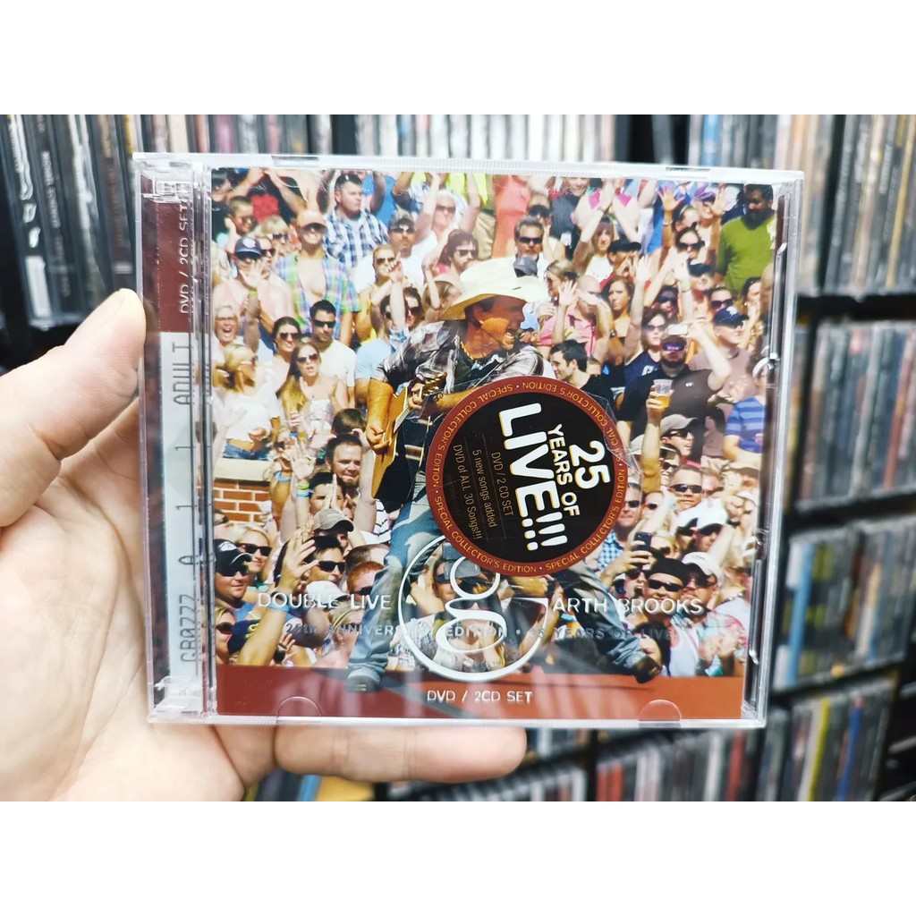 Cd Garth Brooks - Double Live * Eu - Triplo - Country Music