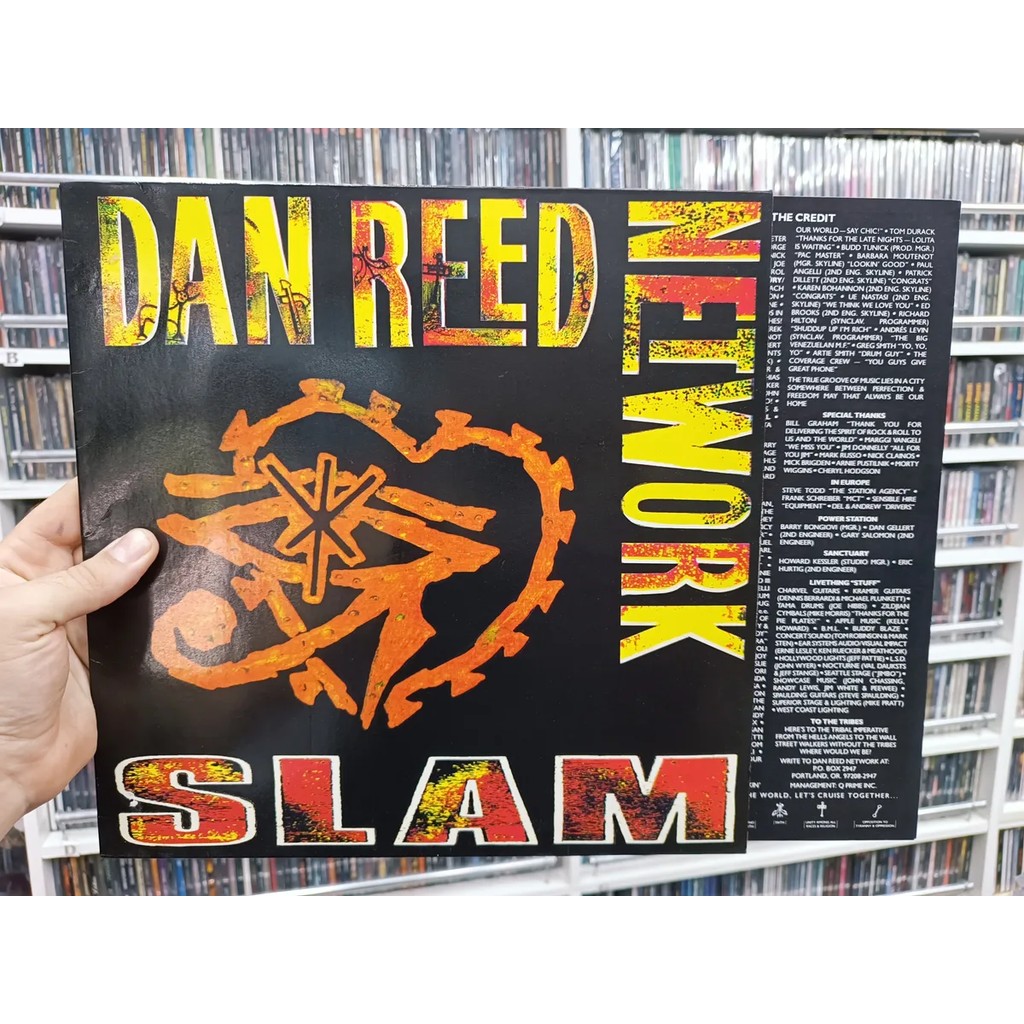 Lp Dan Reed Network - Slam * Us - Hard Rock - Usado - 1989