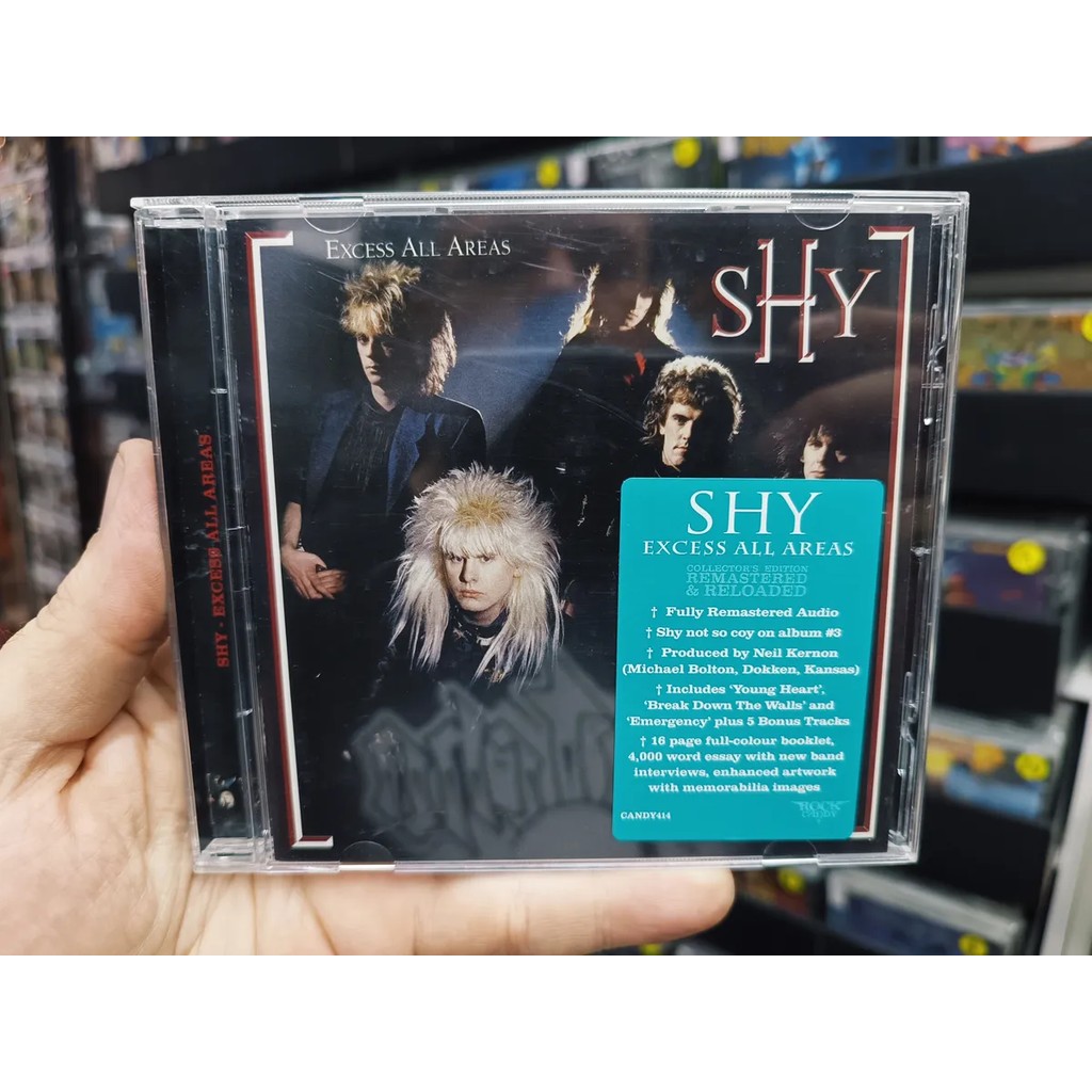 Cd Shy - Excess All Areas C/04 Bonus* Eu - Rock Candy - Hard