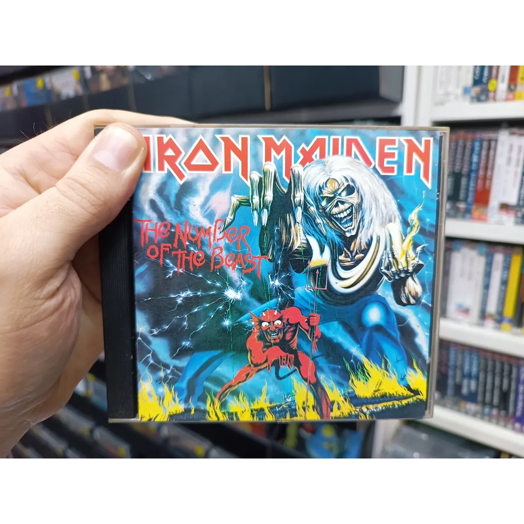 Cd Iron Maiden - The Number Of The Beast * Us - De Época