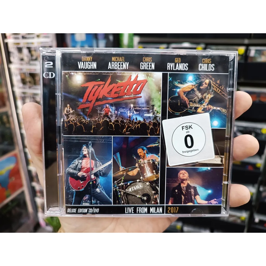 Cd Tyketto - Live From Milan 2017 * Italy - Duplo Cd / Dvd