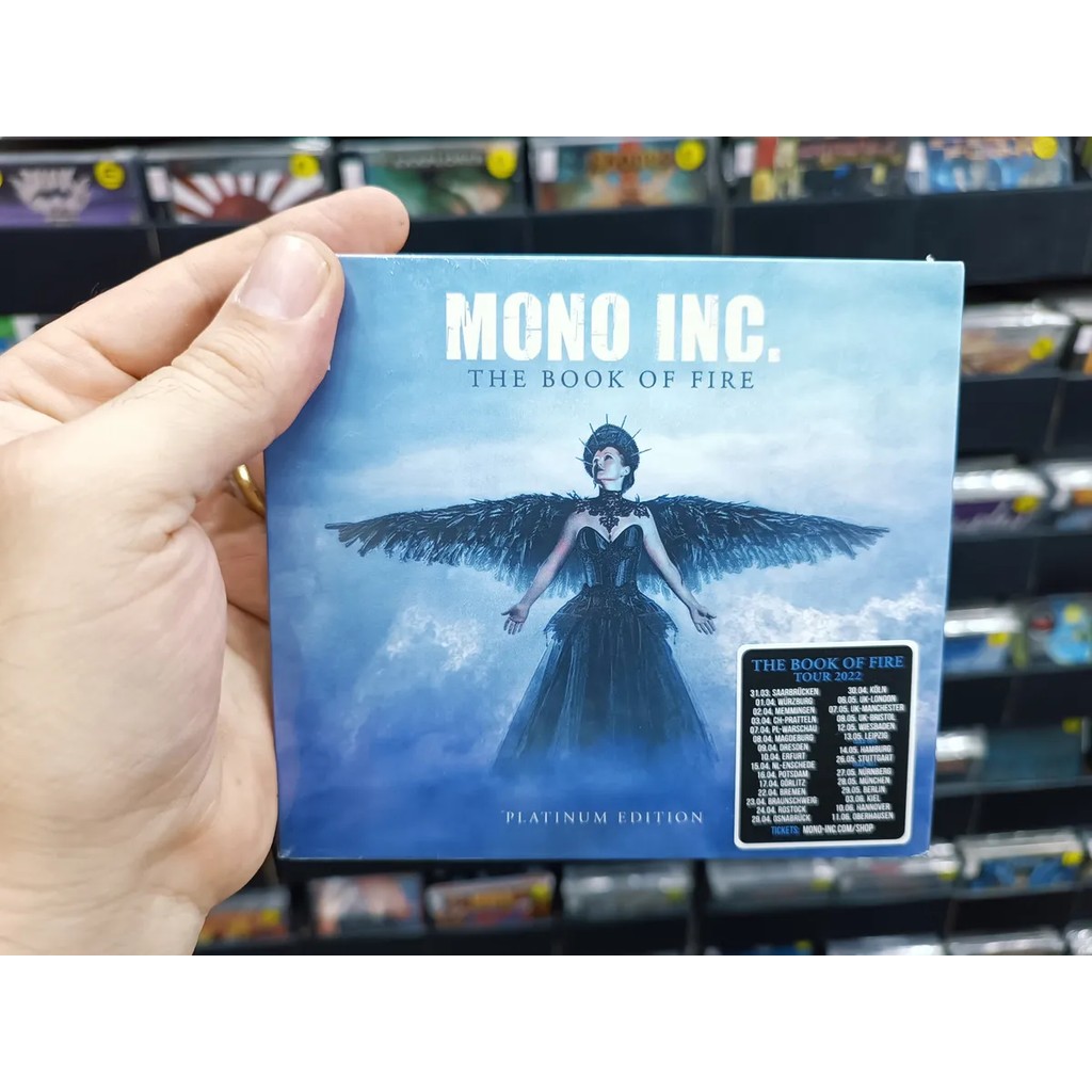 Cd Mono Inc. - The Book Of Fire * Eu - Triplo Platinum Edit