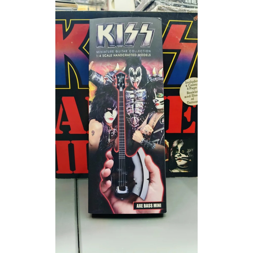 Baixo Miniatura Kiss - Gene Simmons Axe Bass Mini Guitar