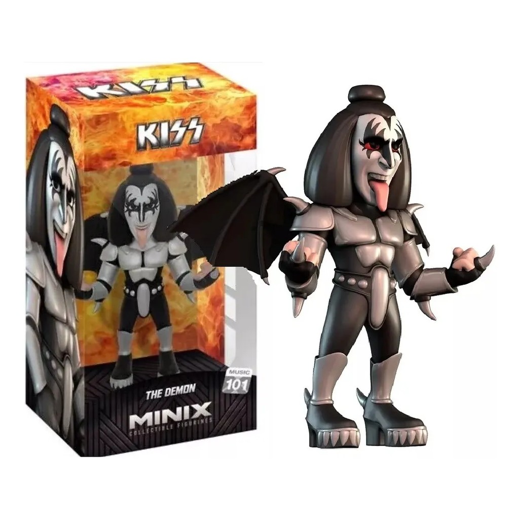 Boneco Kiss Gene Simmons  The Demon  Minix Vinyl Figure Imp