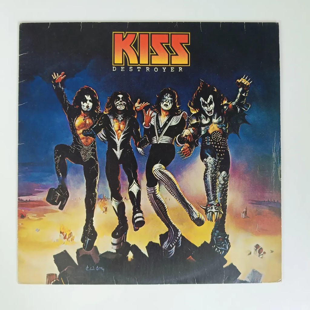 Lp Kiss - Destroyer (1976) Edição Nacional Selo Casablanca