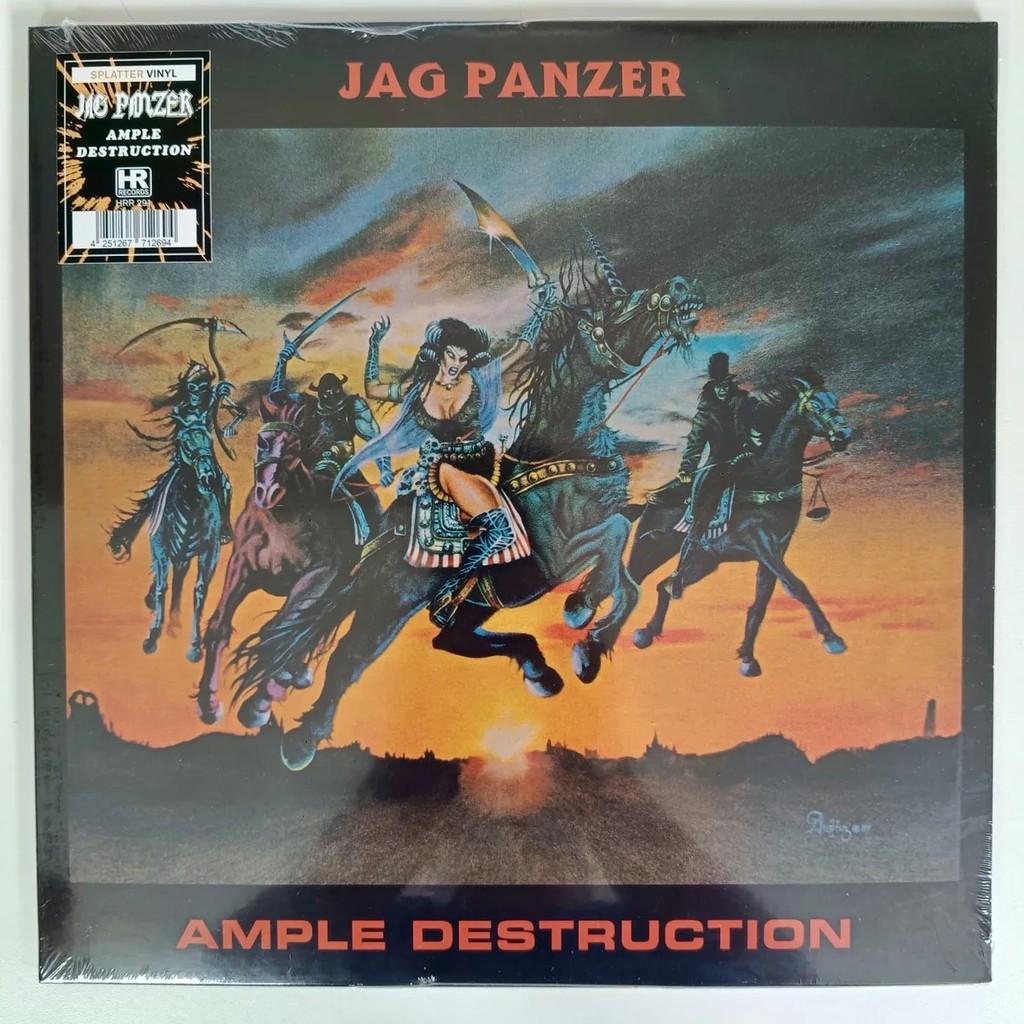 Lp Jag Panzer - Ample Destruction Splatter Vinyl Selado Imp