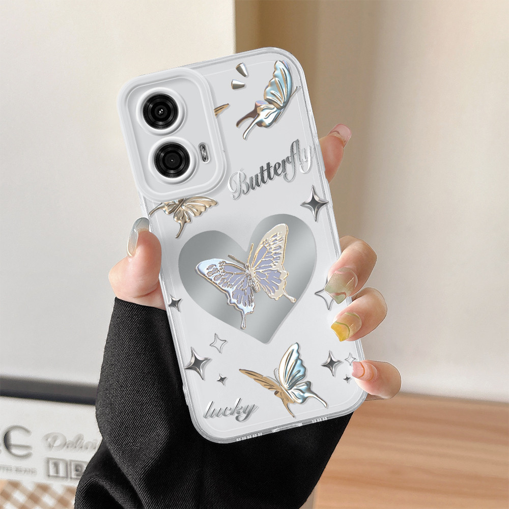 Capinha Para Motorola Moto G24 Capa Do Macia Silicone Transparente Celular Case TSY 0006 em Oferta na Shopee