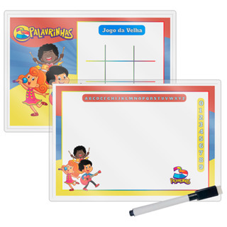 Kit 10 Lousa Mágica Catalogada + Caneta E Apagador Lembrancinha Festa Infantil 3 Três Palavrinhas em Oferta na Shopee