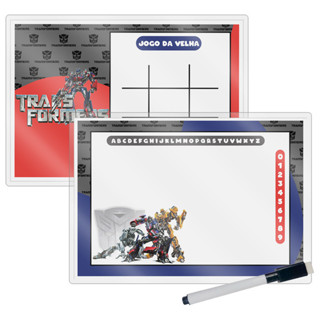 Kit 10 Lousa Mágica Catalogada + Caneta E Apagador Lembrancinha Festa Infantil Transformers em Oferta na Shopee