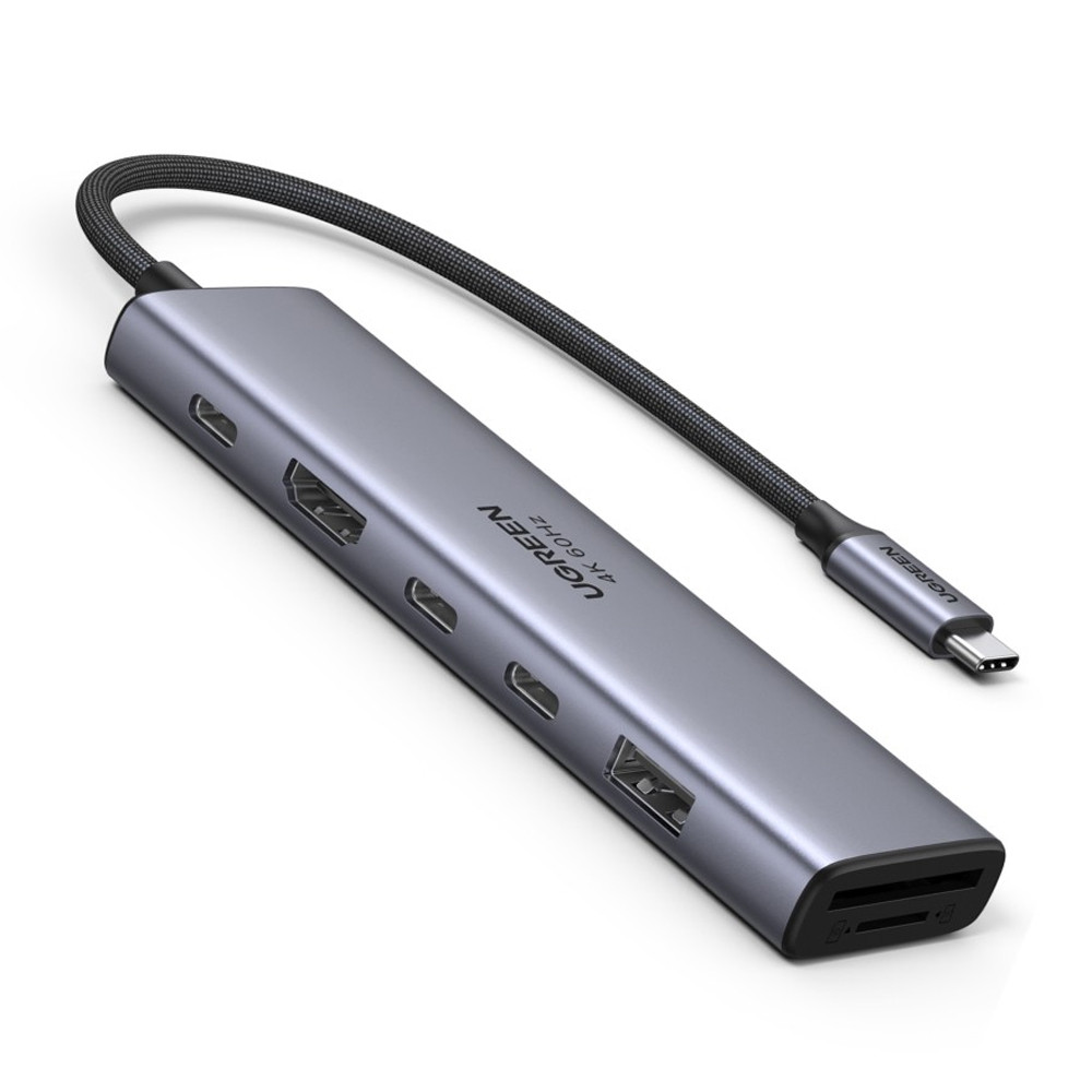 Hub Usb C 7in1 Ugreen 4k Hdmi 100W Pd Adaptador Portátil em Oferta na Shopee