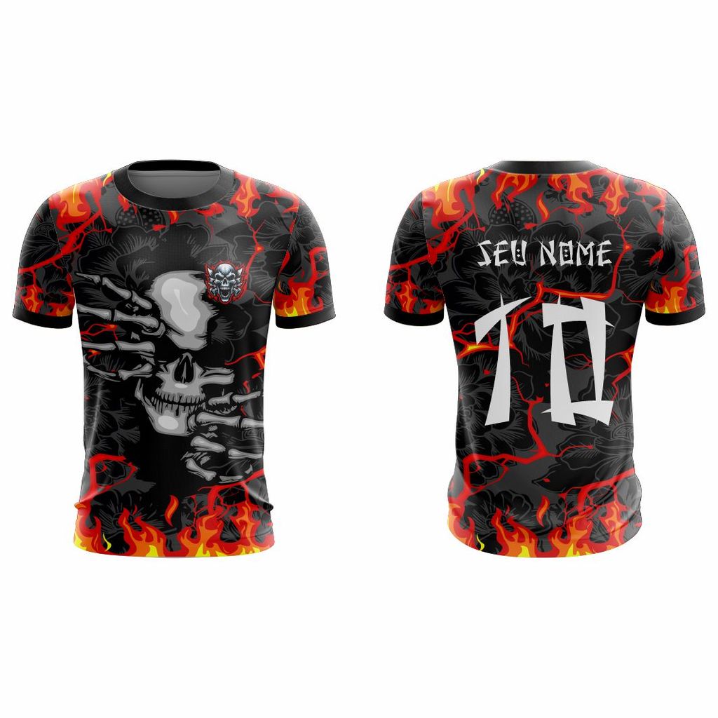 camisa interclasse caveira personalizada 295