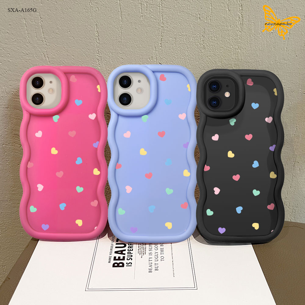 Capinha Coração Fofo Para Samsung Galaxy A16 A15 A14 A13 A12 4G 5G Capa De Silicone Macio Case Bonita MKL 0174 em Oferta na Shopee