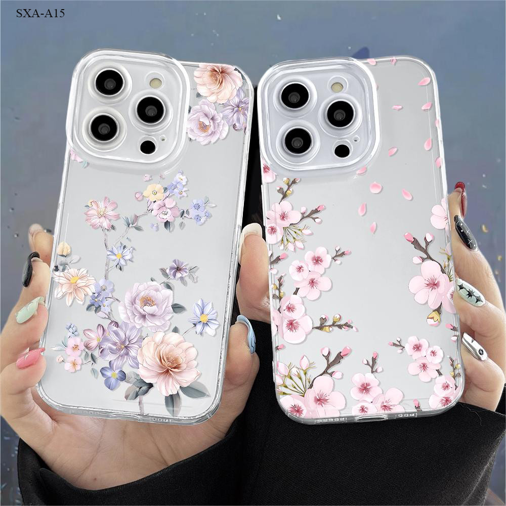 Capa Para Samsung Galaxy A17 A16 A15 A14 A13 A12 4G 5G Transparente Silicone Case 0014 TSY