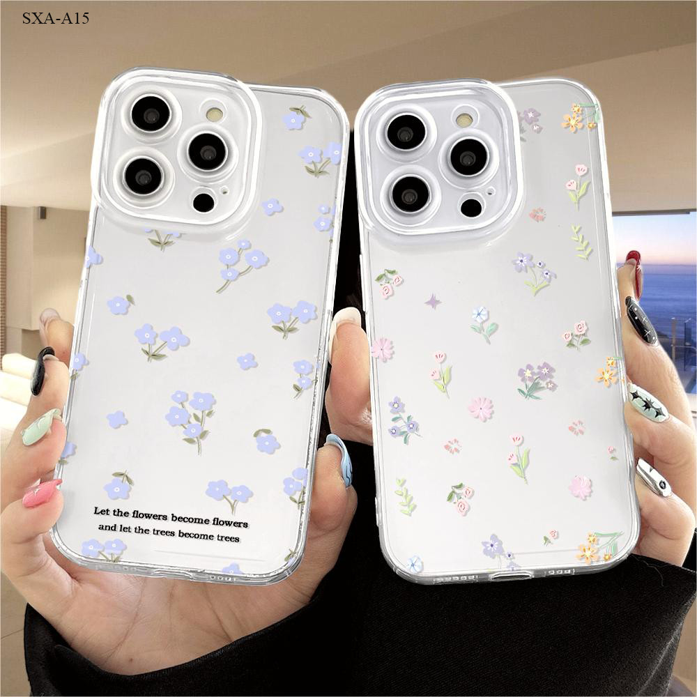 Capa Para Samsung Galaxy A17 A16 A15 A14 A13 A12 4G 5G Transparente Silicone Case 0020 TSY