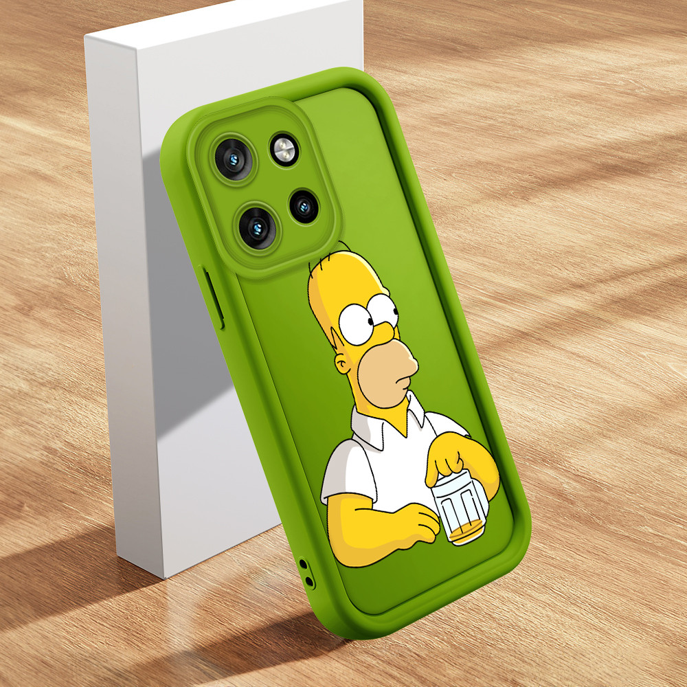 Capa Para Motorola Moto Edge 50 Neo Para Capinha De Simpson Celular Macio Silicone Case 1898 TY em Oferta na Shopee