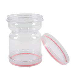 Pote De Conserva Life Ampulheta Vidro Divisor pra Pepino