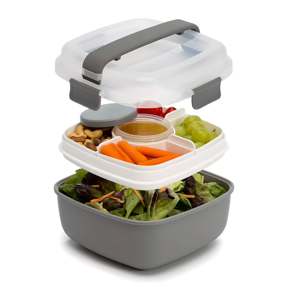 Recipiente Lancheira Bento Life Compartimento Removíveis em Oferta na Shopee