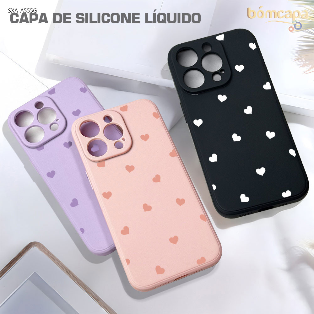 Capa Para Samsung Galaxy A55 A54 A35 A34 A32 4G 5G Case Silicone Protetora Capinha De Celular 0018 YT