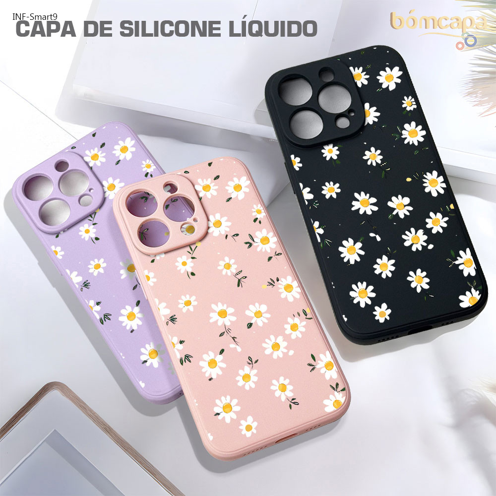 Capa Para Infinix Smart 9 8 Hot 50i 40i Pro Case Silicone Protetora Capinha De Celular 0028 YT em Oferta na Shopee
