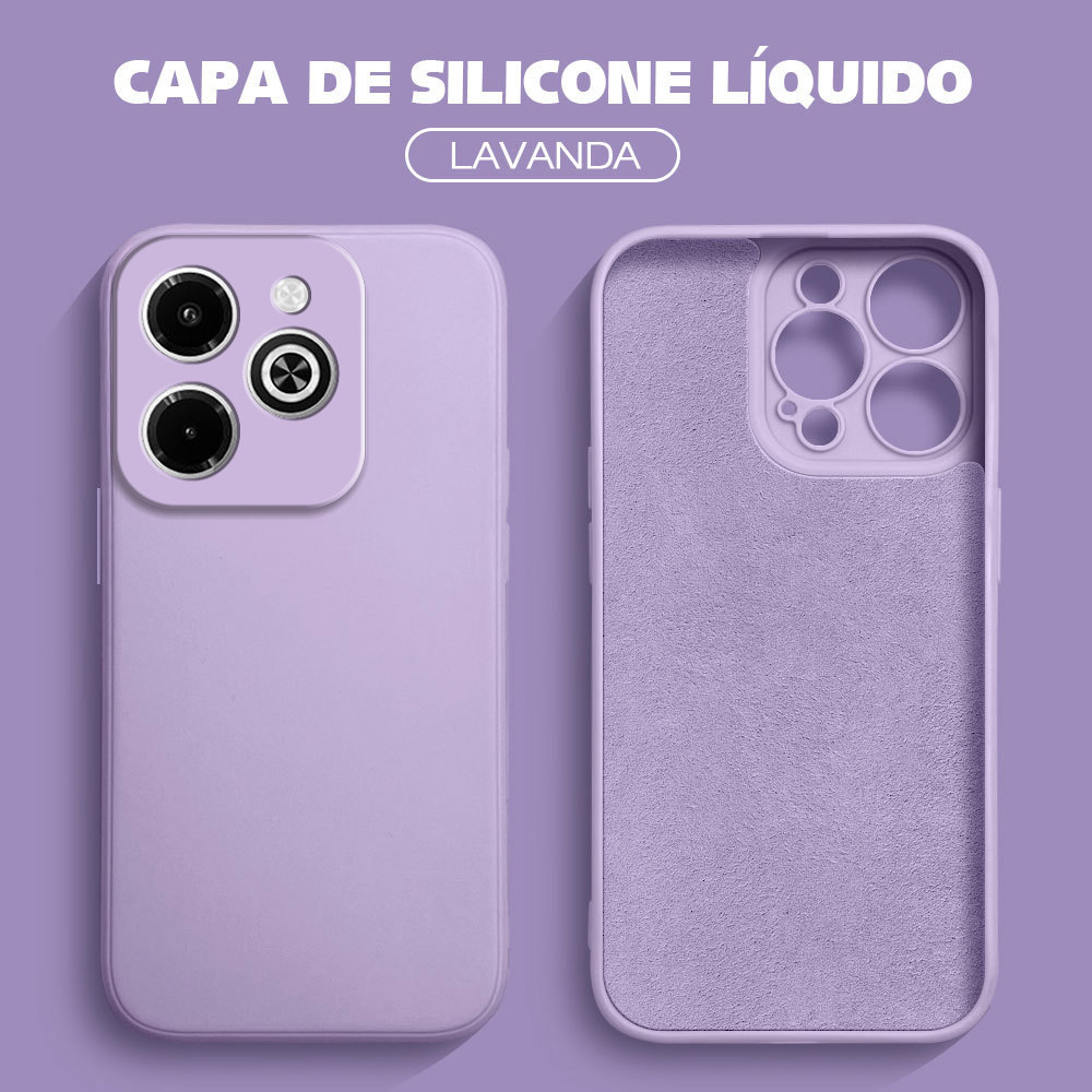 Capinha Silicone Para Infinix Smart 8 Pro HD Plus Hot 40i Capa De Celular Anti Choque Capinhas Macia Case YT 0000