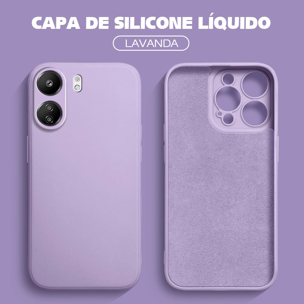 Capinha Silicone Para Xiaomi Redmi 13C 4G Capa De Celular Anti Choque Capinhas Macia Case YT 0000