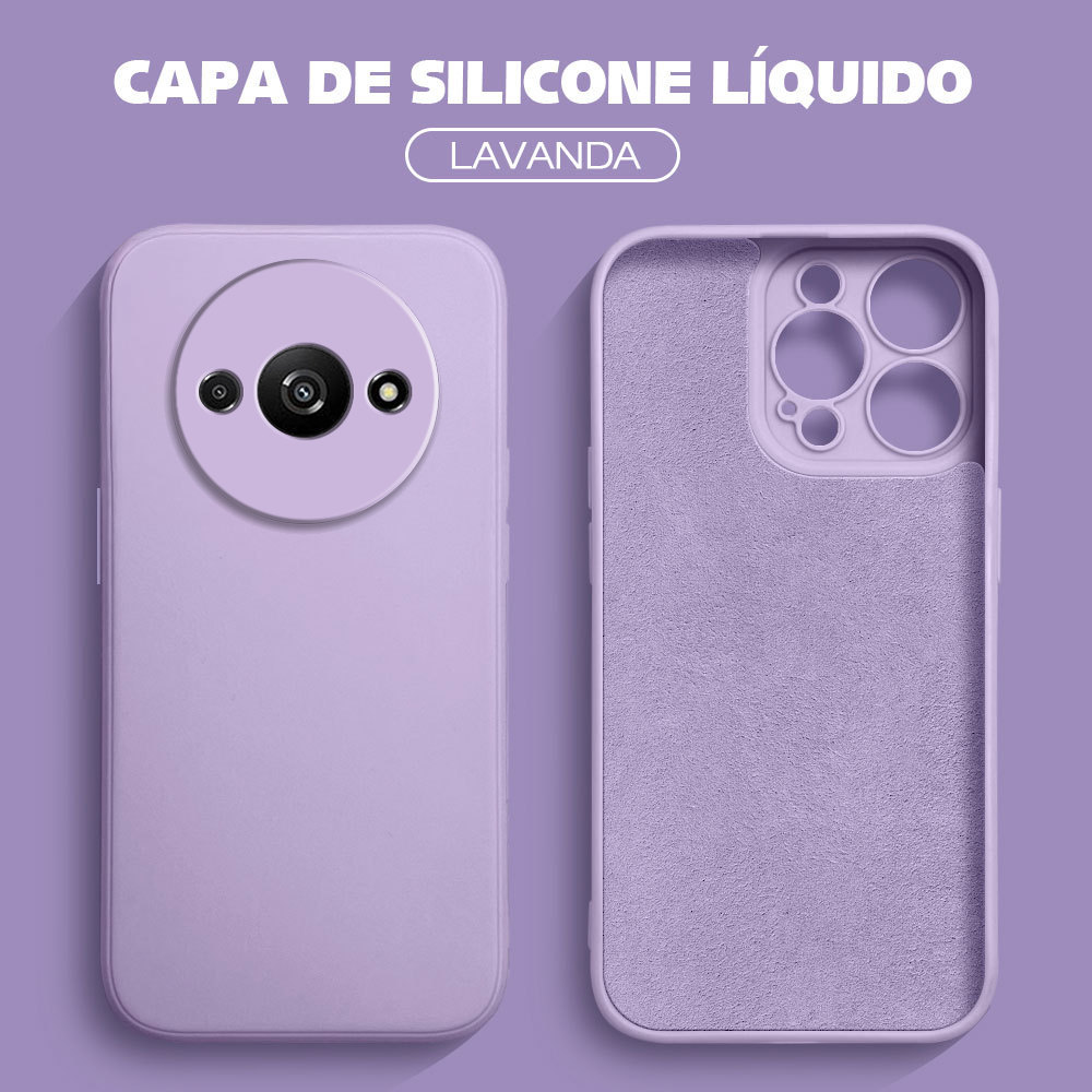 Capinha Silicone Para Xiaomi Redmi A3 A3X Capa De Celular Anti Choque Capinhas Macia Case YT 0000 em Oferta na Shopee