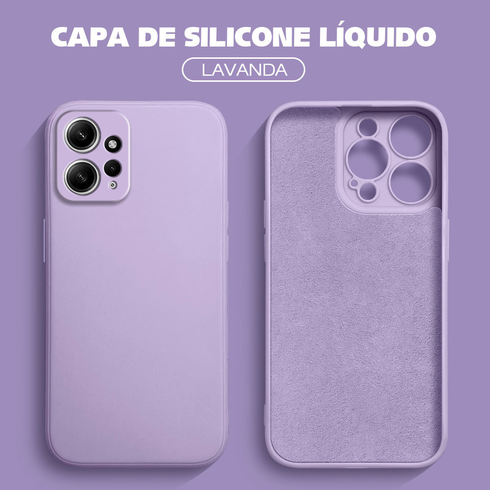 Capinha Silicone Para Xiaomi Redmi Note 12 4G Capa De Celular Anti Choque Capinhas Macia Case YT 0000