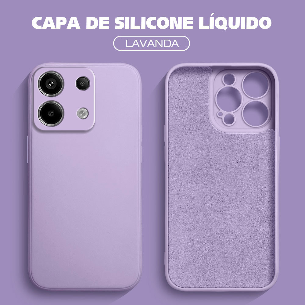 Capinha Silicone Para Xiaomi Redmi Note 13 Pro 5G Capa De Celular Anti Choque Capinhas Macia Case YT 0000