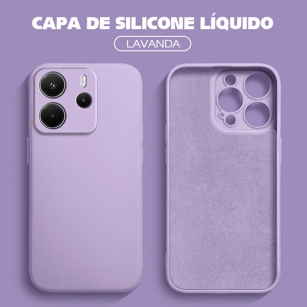 Capinha Silicone Para Xiaomi Redmi Note 14 4G Capa De Celular Anti Choque Capinhas Macia Case YT 0000