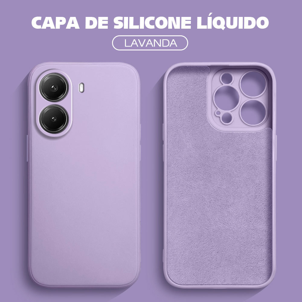 Capinha Silicone Para Xiaomi Poco X7 Pro 5G Capa De Celular Anti Choque Capinhas Macia Case YT 0000