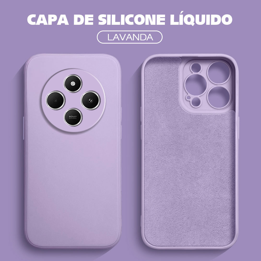 Capinha Silicone Para Xiaomi Poco C75 4G 5G Capa De Celular Anti Choque Capinhas Macia Case YT 0000