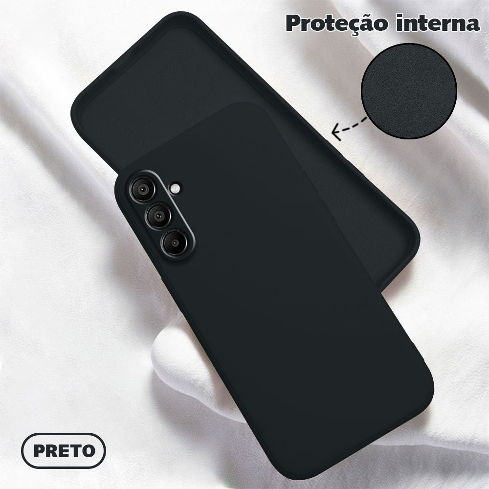 Capinha Capas Silicone Aveludada Para Samsung Galaxy A15 4G 5G Macia Premium Capa De Celular Proteção Case YT 0000