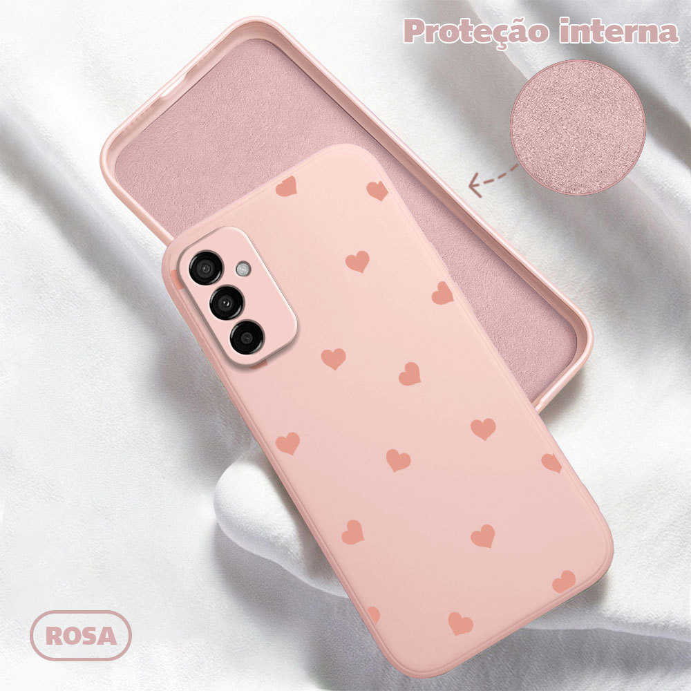 Capinha Para Samsung Galaxy M23 5G Capa De Luxo Liquid Silicone Celular Proteção Case YT 0018 em Oferta na Shopee