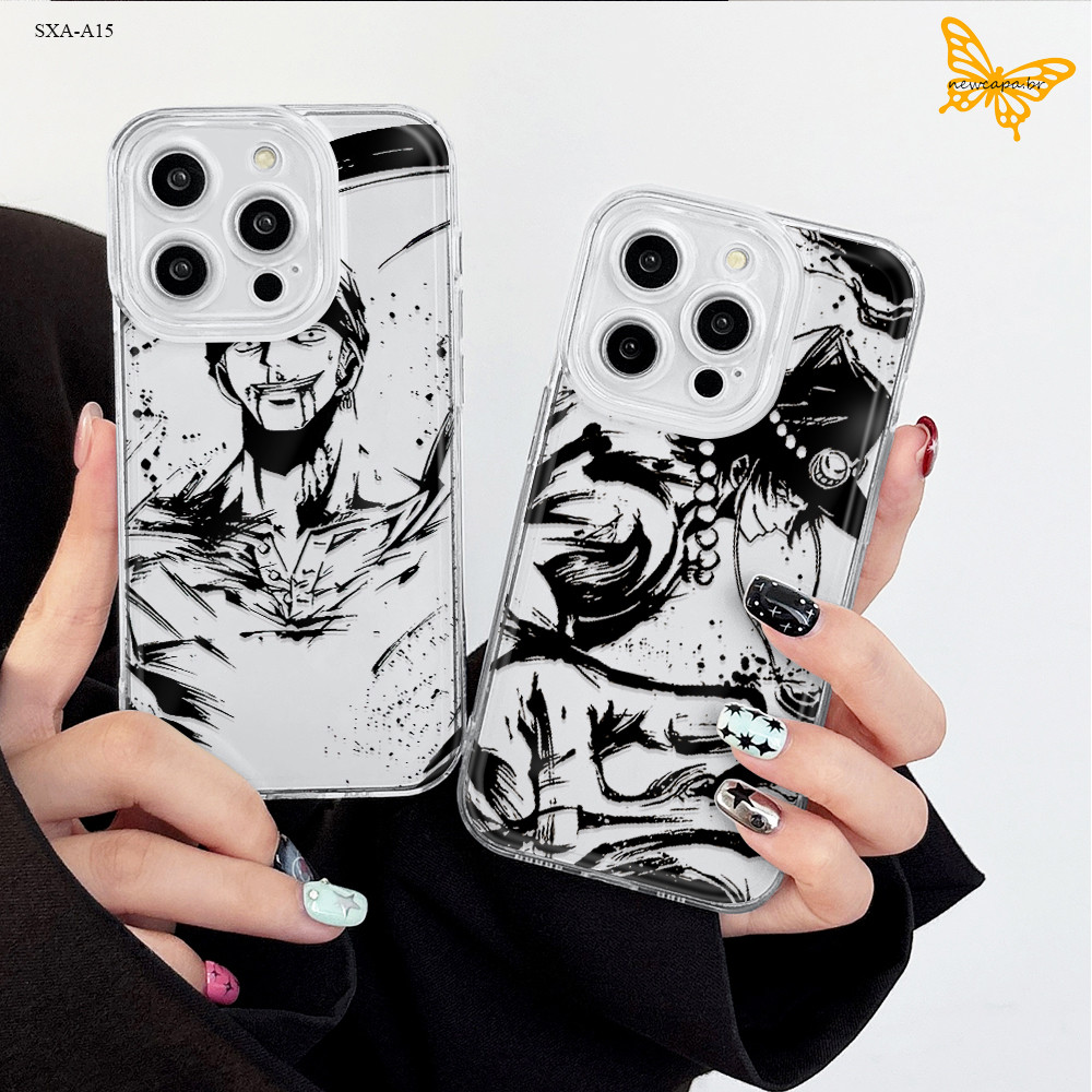 Capinha Para Samsung Galaxy A17 A16 A15 A14 A13 A12 4G 5G Capa Macia Transparente TSY 0062