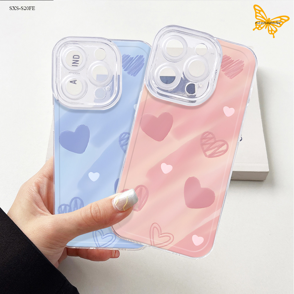 Capinha Para Samsung Galaxy S24 S20 FE M53 M23 M12 4G 5G Capa De Celular Macia Transparente Case TSY 0078