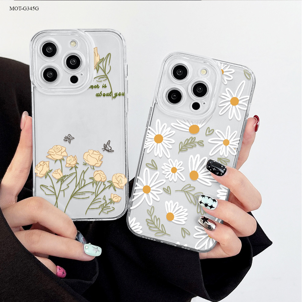 Capinha Para Motorola Moto G34 G52 G60 G54 G84 G53 G32 G82 5G Silicone Transparente Protetora Capa De Celular TSY 0052 em Oferta na Shopee