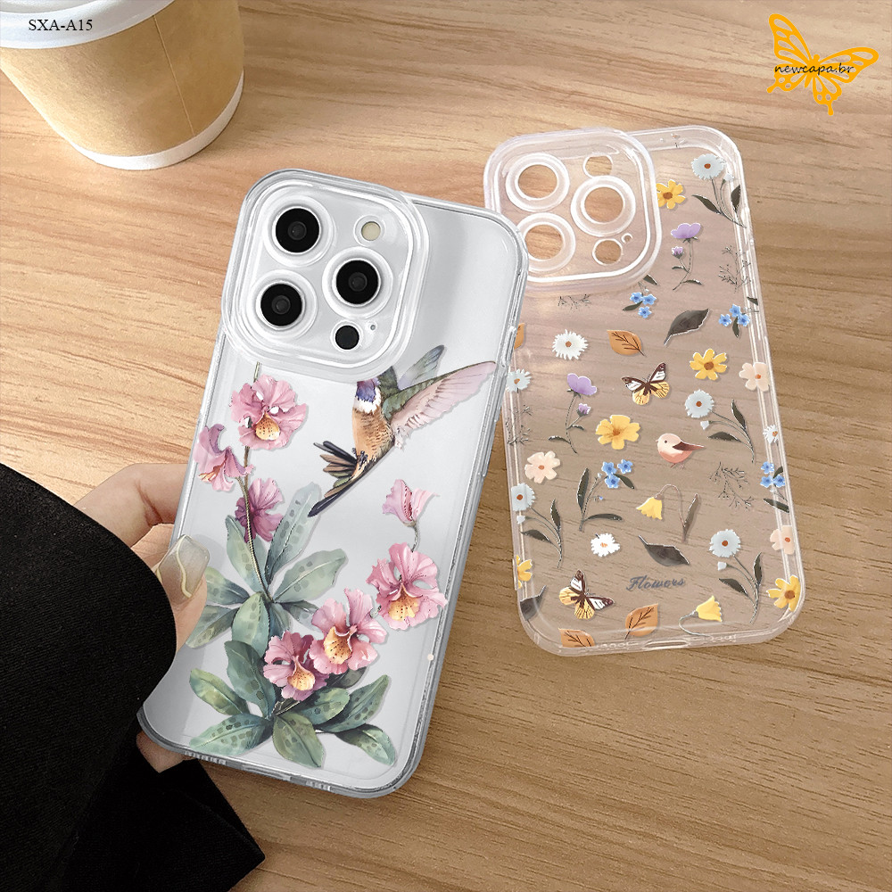 Capinha Para Samsung Galaxy A17 A16 A15 A14 A13 A12 4G 5G Capa Macia Transparente TSY 0061