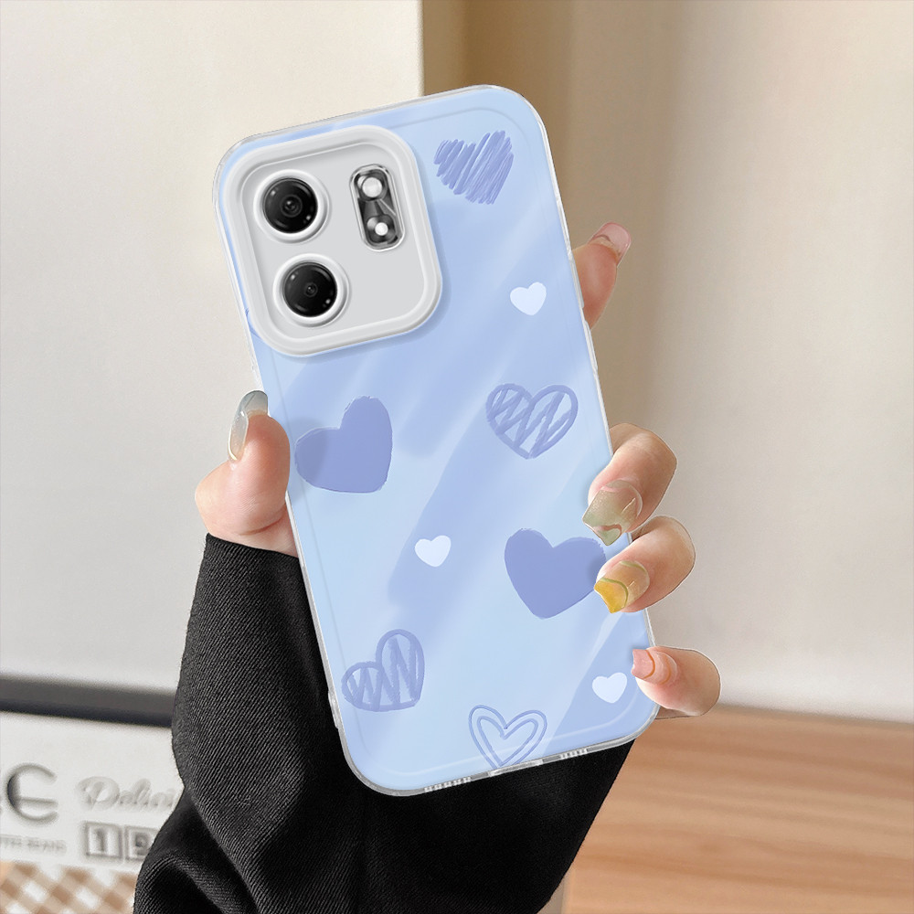 Capa Para Infinix Smart 9 Hot 50i Capinha De Silicone Celular Macio Transparente Soft Case   0078 TSY em Oferta na Shopee