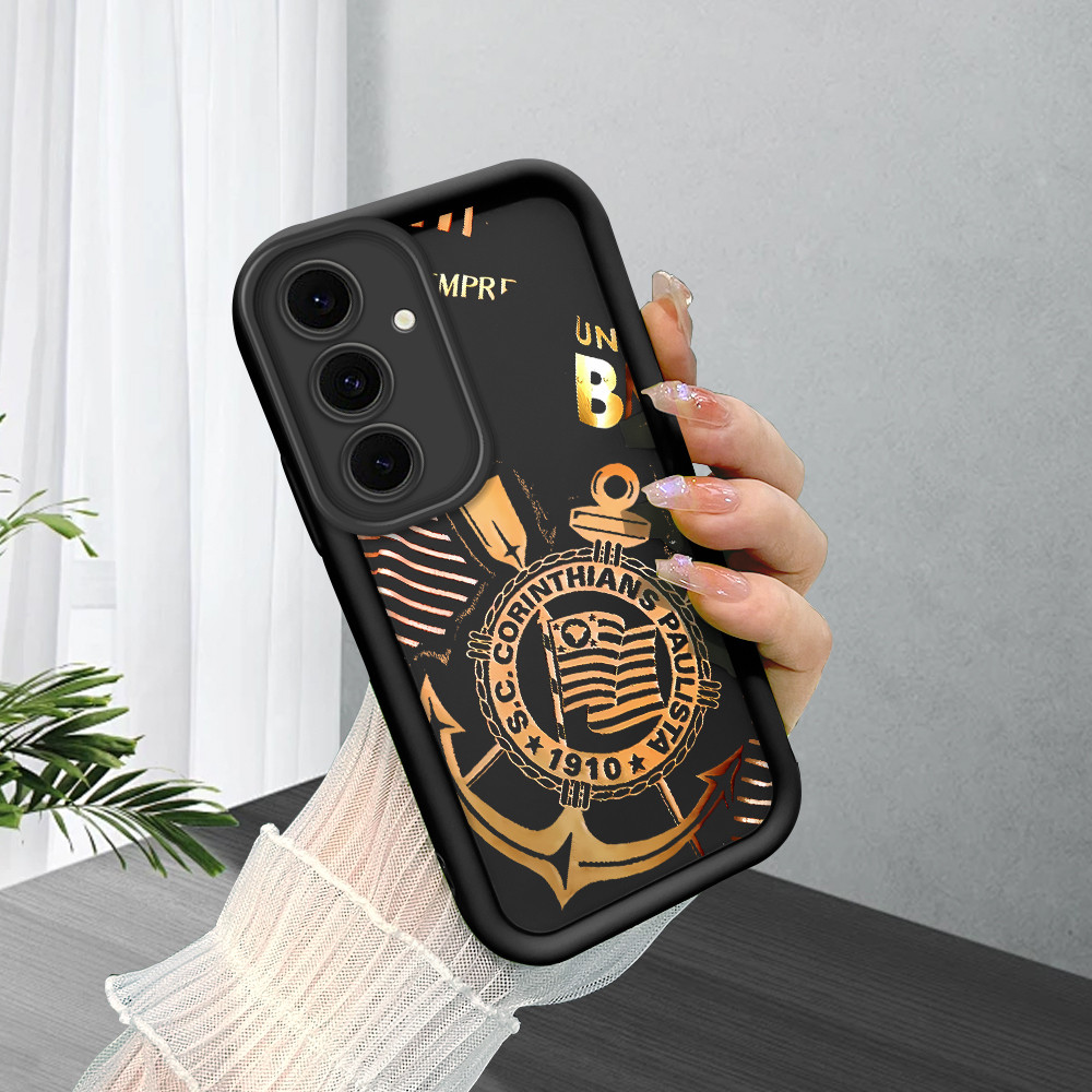 Capinha Para Samsung Galaxy S24 FE 5G Capa De Celular Macia Silicone Protetora Preta Case BTY 5966 em Oferta na Shopee