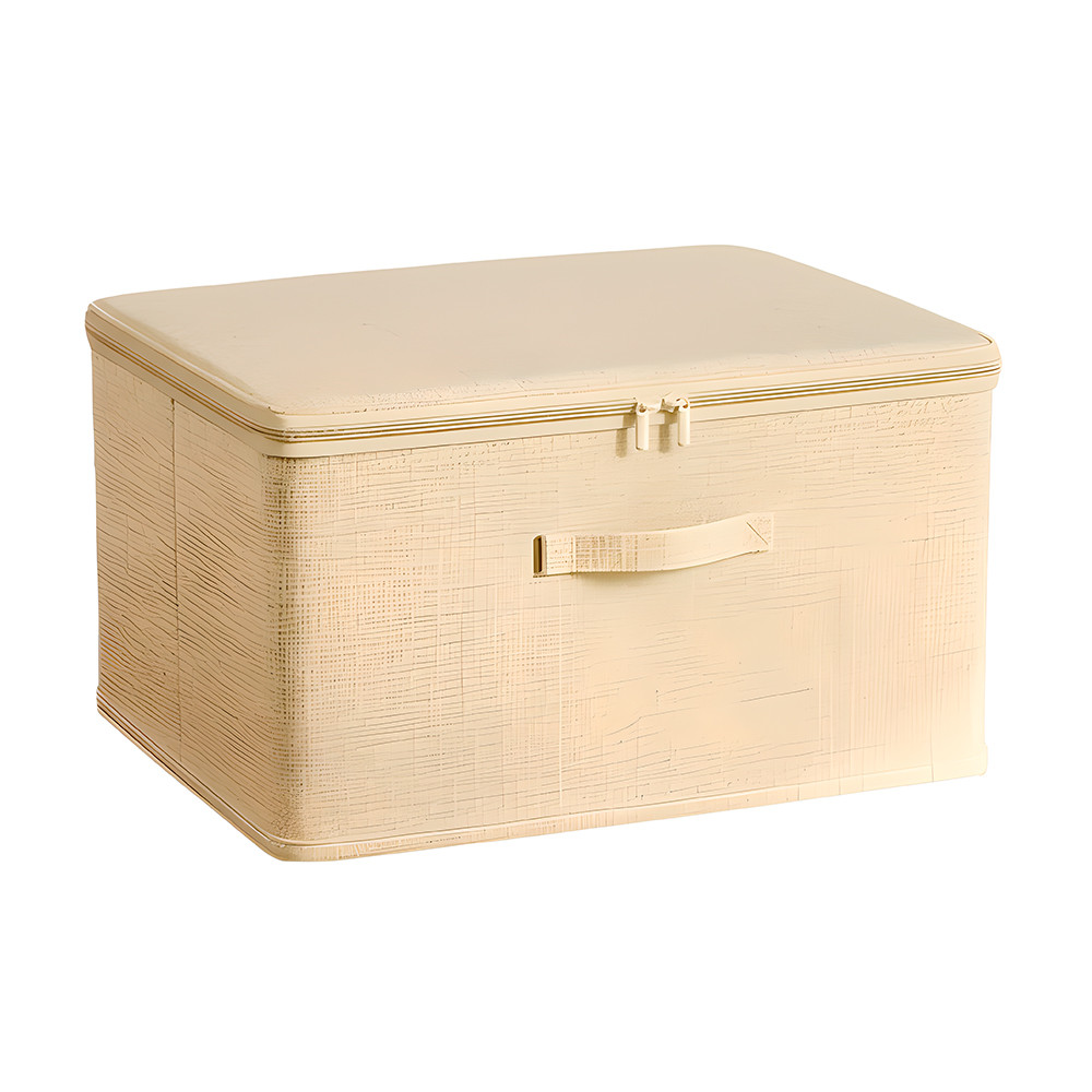 Caixa Organizadora Amarela Claro Grande 49x37x31cm em Oferta na Shopee