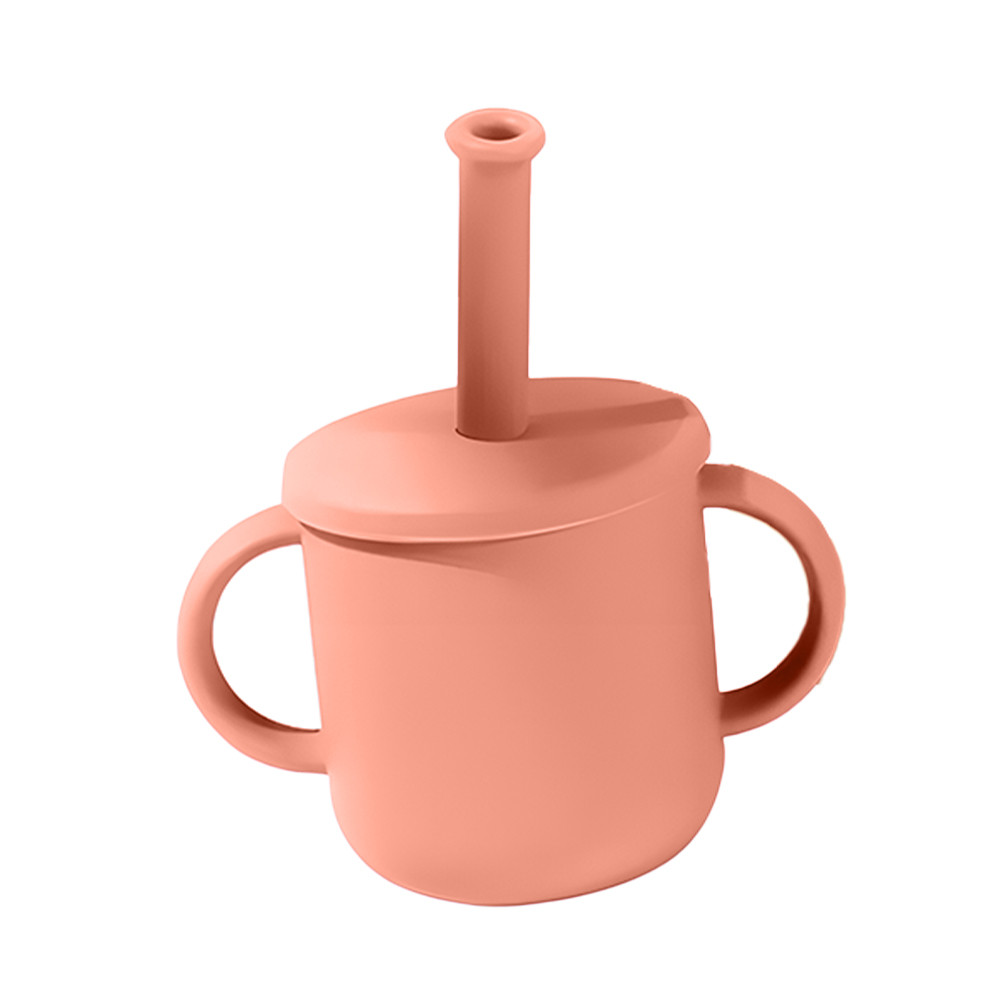 Copo Treinamento Life Com Canudo 150ml CT-126 Marrom em Oferta na Shopee