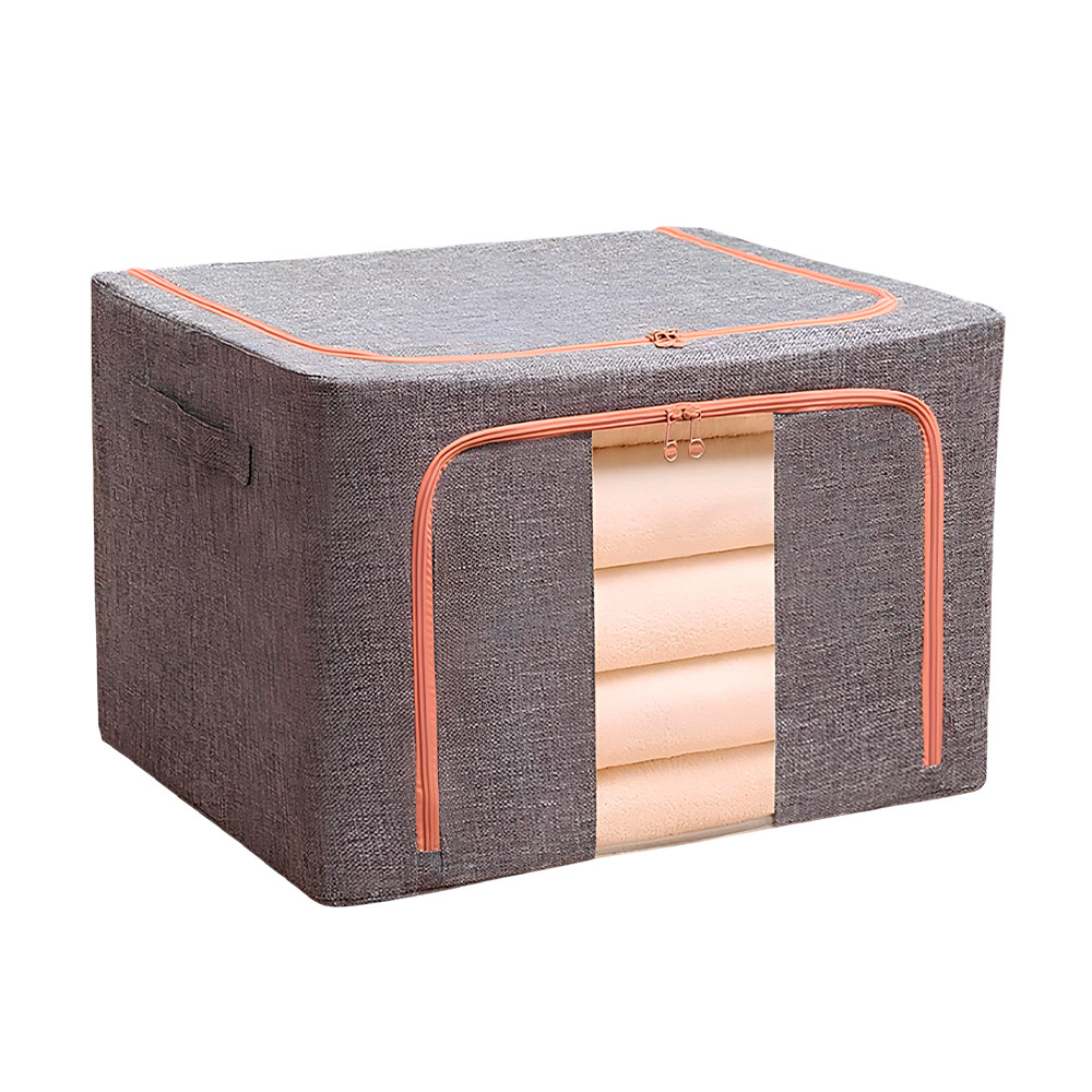 Caixa Organizadora Dobrável Life 22 Litros Cinza Escuro em Oferta na Shopee