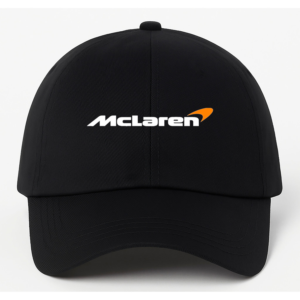 Boné Baseball McLaren Laranja Streetwear Fashion