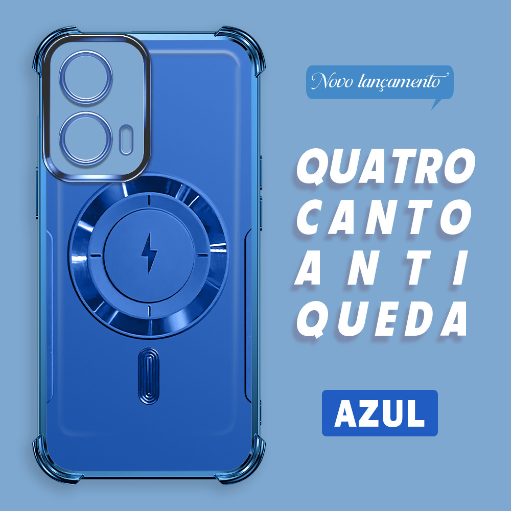 Capa Para Motorola Moto G35 5G Capinha Anti Choque Case Transparente 0672 FS