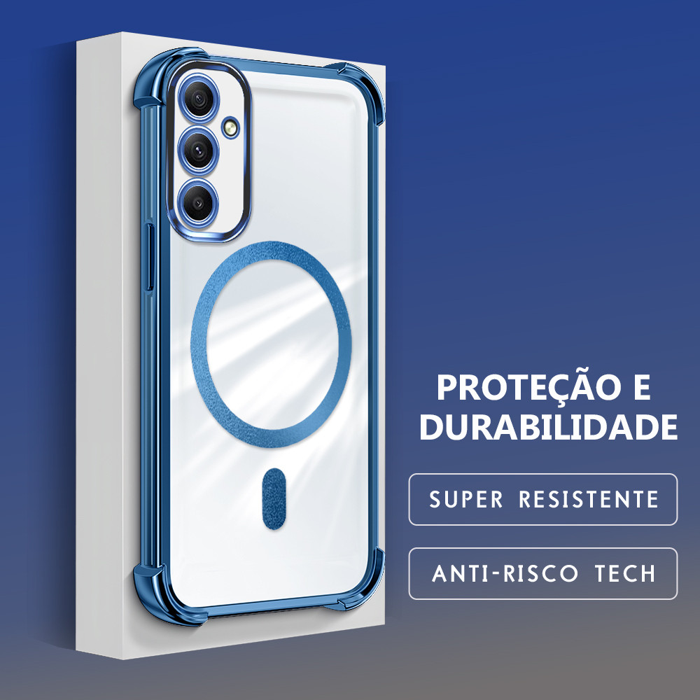Capa Para Samsung Galaxy A34 5G Capinha Anti Choque Case Transparente 0056 FS em Oferta na Shopee