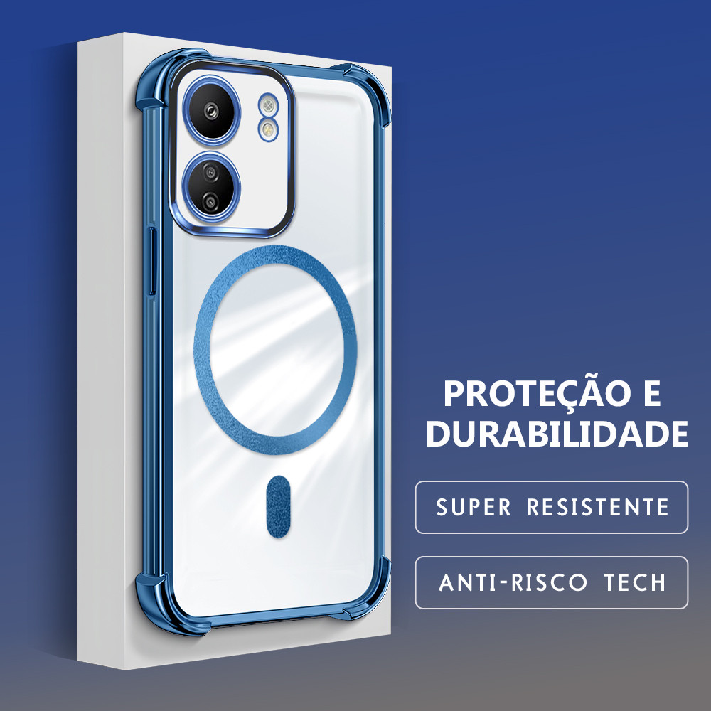 Capa Para Xiaomi Redmi 13C Poco C65 4G Capinha Anti Choque Case Transparente 0056 FS