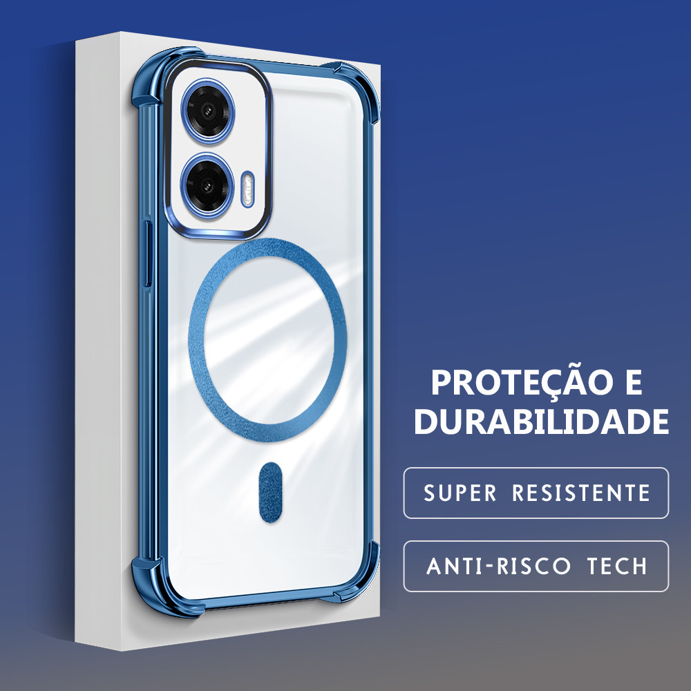 Capa Para Motorola Moto G35 5G Capinha Anti Choque Case Transparente 0056 FS em Oferta na Shopee