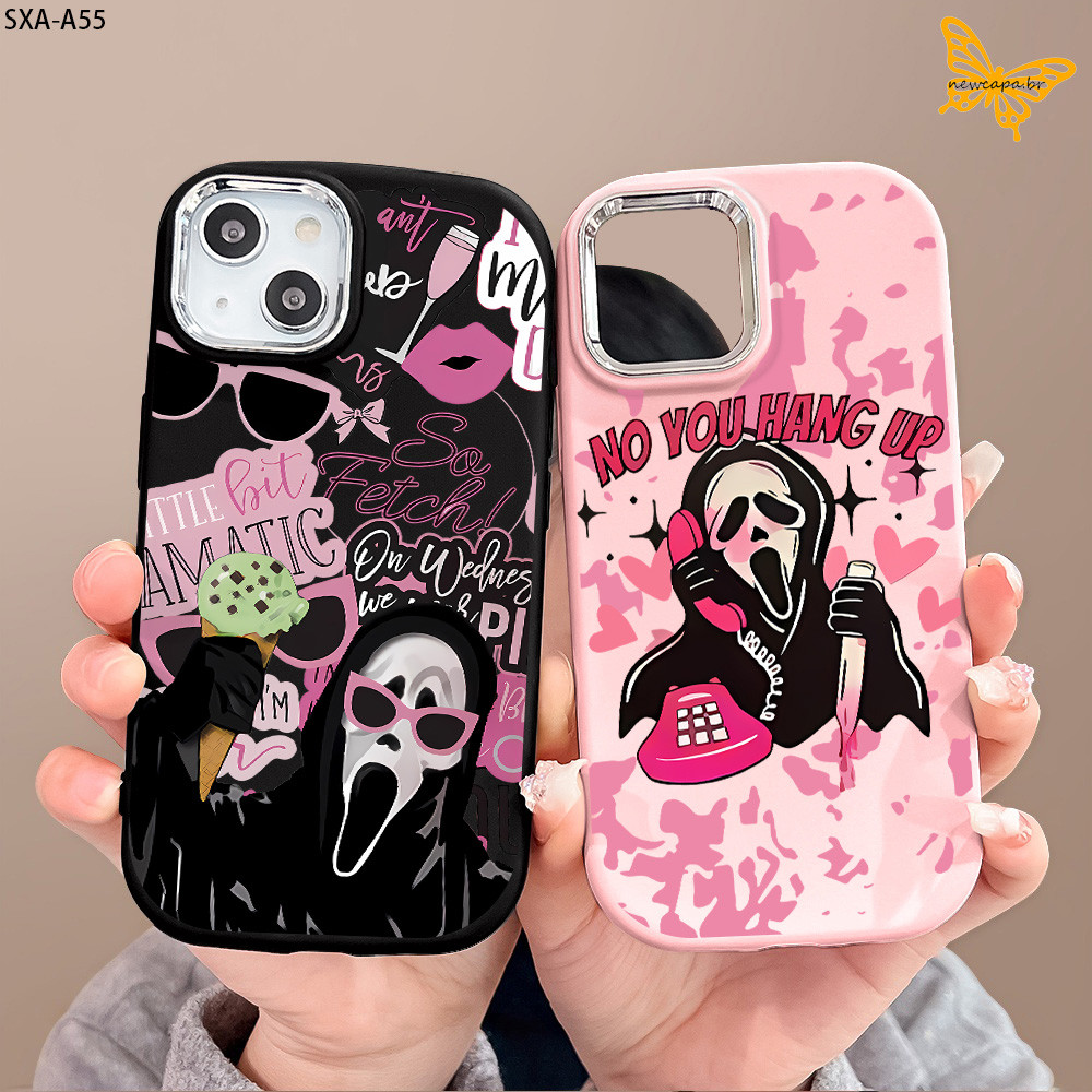 Capinha Para Samsung Galaxy A56 A55 A54 A53 A52 A52S A35 A34 A32 4G 5G Normol Capa Luxo Case PDD 1468