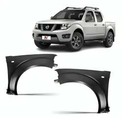 Paralama Dianteiro Frontier 4X4 2008 2009 2010 2011 2012 2013 2014 2015 2016 Esquerdo Novo
